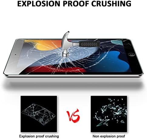 TOPESCT iPad 10.2 Screen Protector | 9H Tempered Glass (2 Pack) – 9th/8th/7th Gen