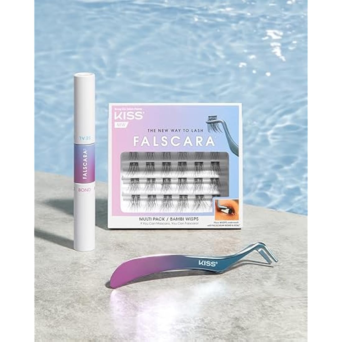 KISS Falscara DIY Lash Bond & Seal – Biotin & Vitamin E Eyelash Adhesive