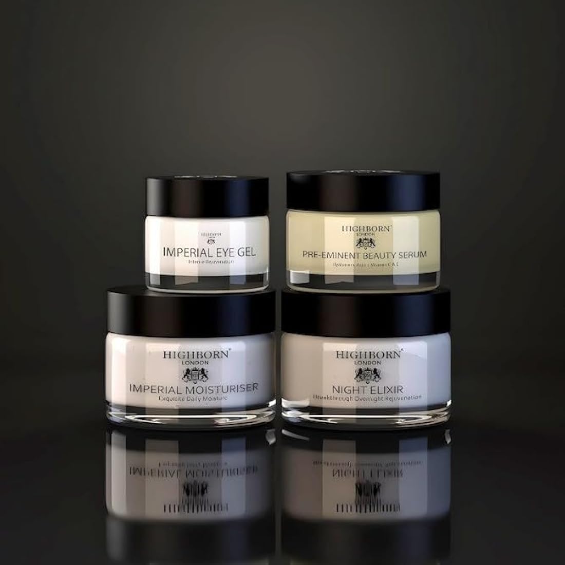 HighBorn London Anti-Aging Skincare Set | 4-Step Retinol & Collagen Kit