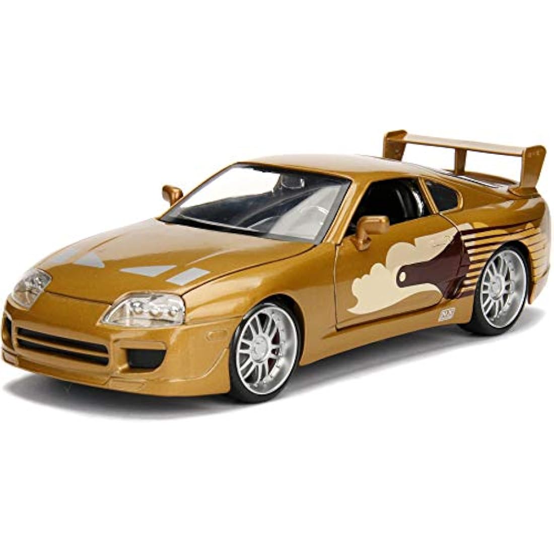 Jada Fast and Furious 1:24 '95 Toyota Supra Diecast Model Car - Gold