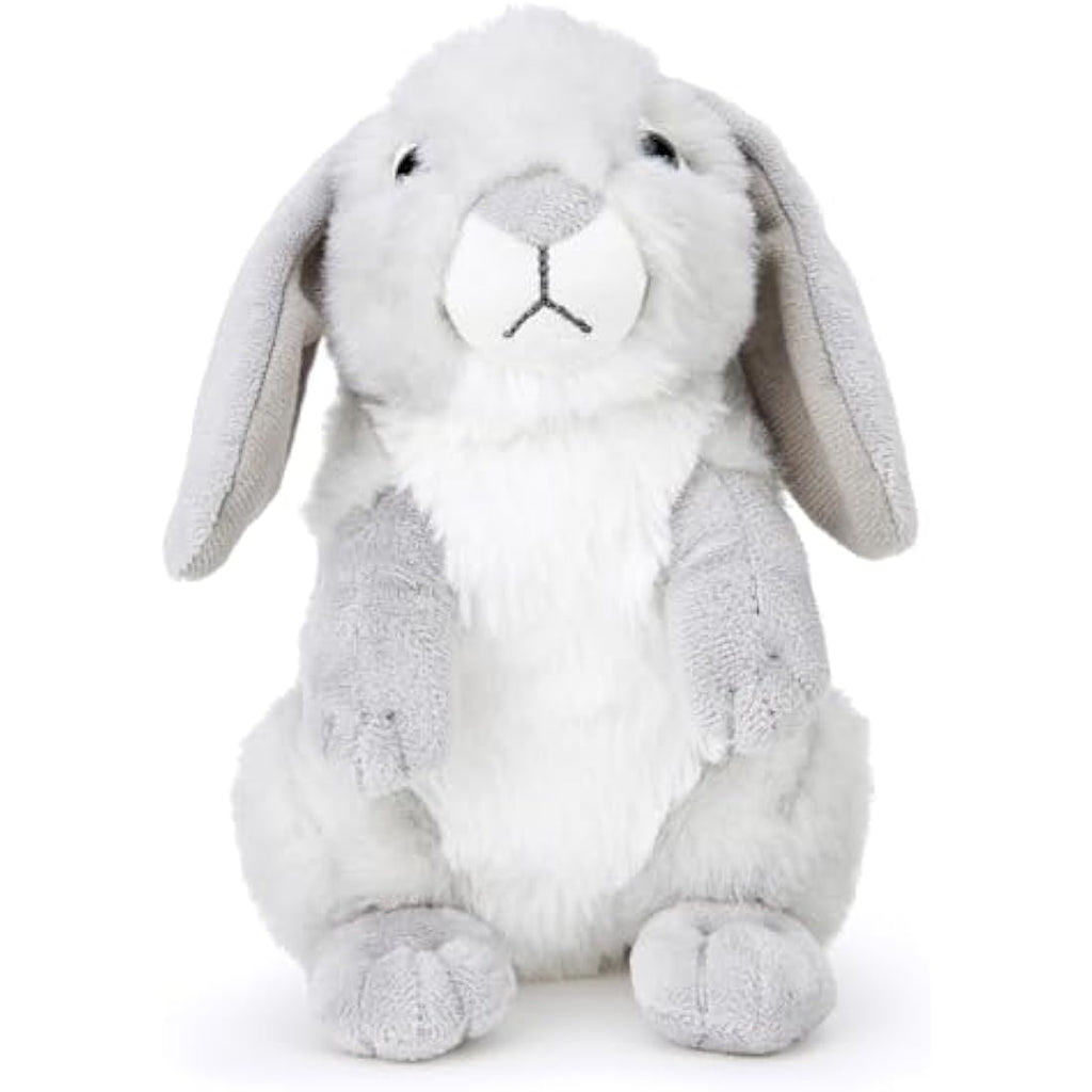 Zappi Co Grey Bunny Rabbit Plush Toy | 20cm Eco-Friendly Stuffed Animal