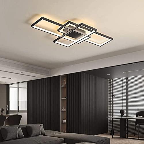 Diossad Modern LED Ceiling Light – Dimmable Flush Mount Chandelier, 54W