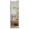 HORLIMER Full Length Wall Mirror – 122x35cm White Shatterproof Mirror