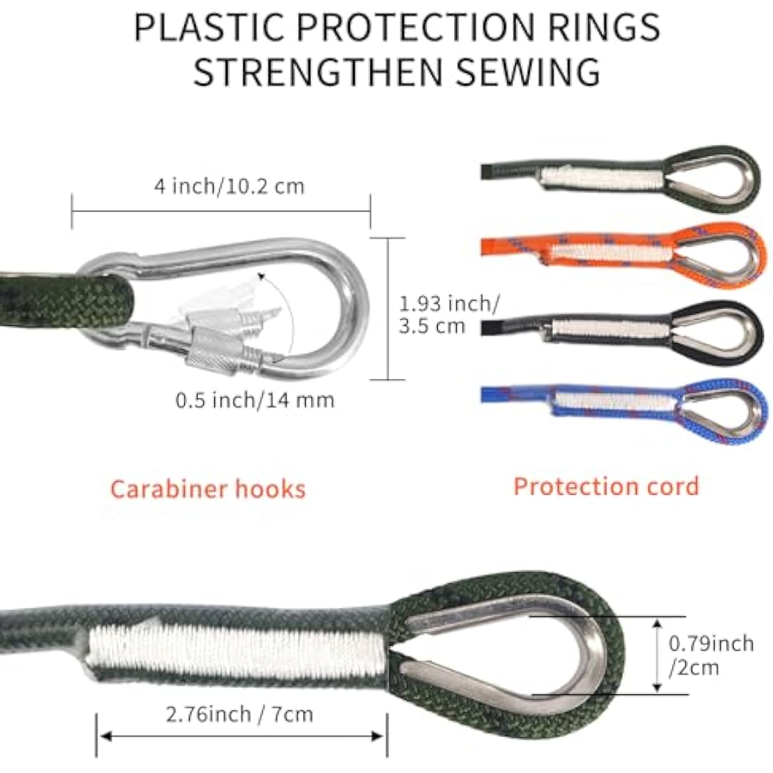 NewDoar 10mm Static Climbing Rope | 18KN High Strength Safety Cord