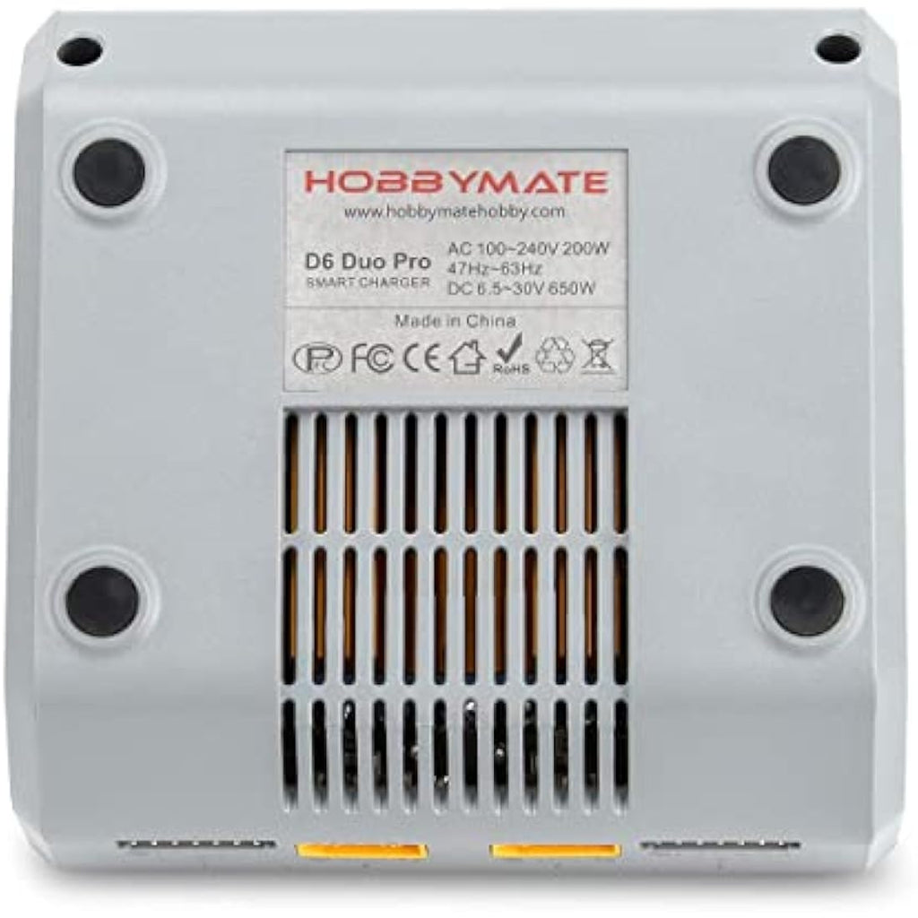Hobbymate D6 Duo Pro Lipo Battery Charger | Dual Channel AC/DC Input