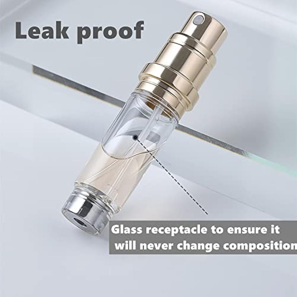 Aurdox Perfume Atomiser – 5ml Portable Refillable Travel Spray Bottle