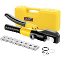 TEENO Hydraulic Crimping Tool with 9 Hex Dies | 10T 12 AWG-2/0 AWG