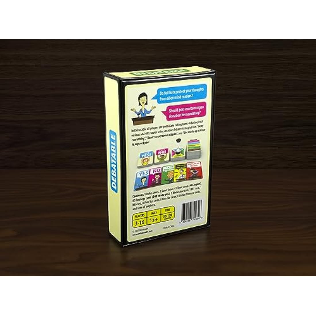Mindmade Debatable Party Game – Hilarious Adult Debate Card Game