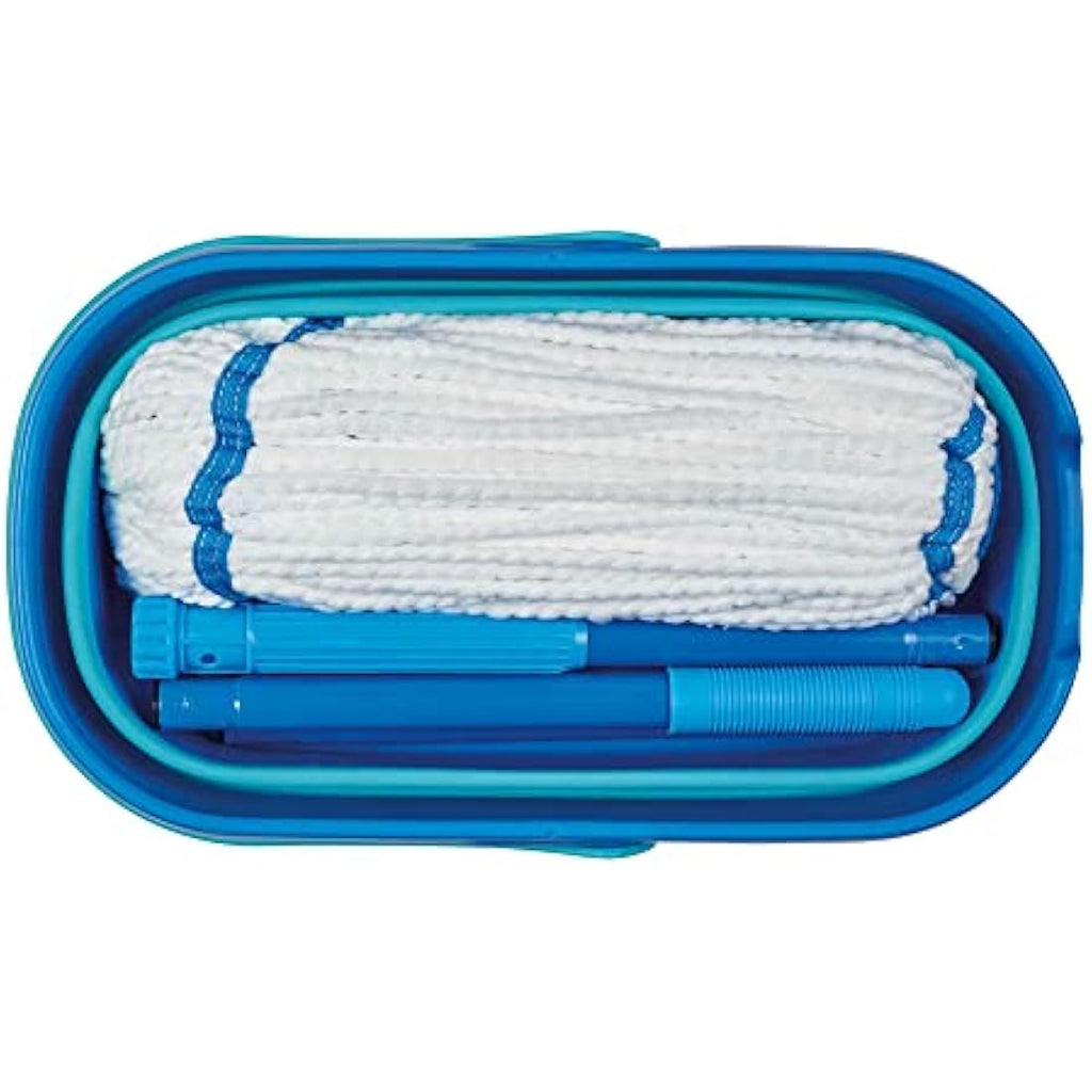 Spontex Ultra Compact Twist Mop and Bucket Set | Self-Wringing Microfibre