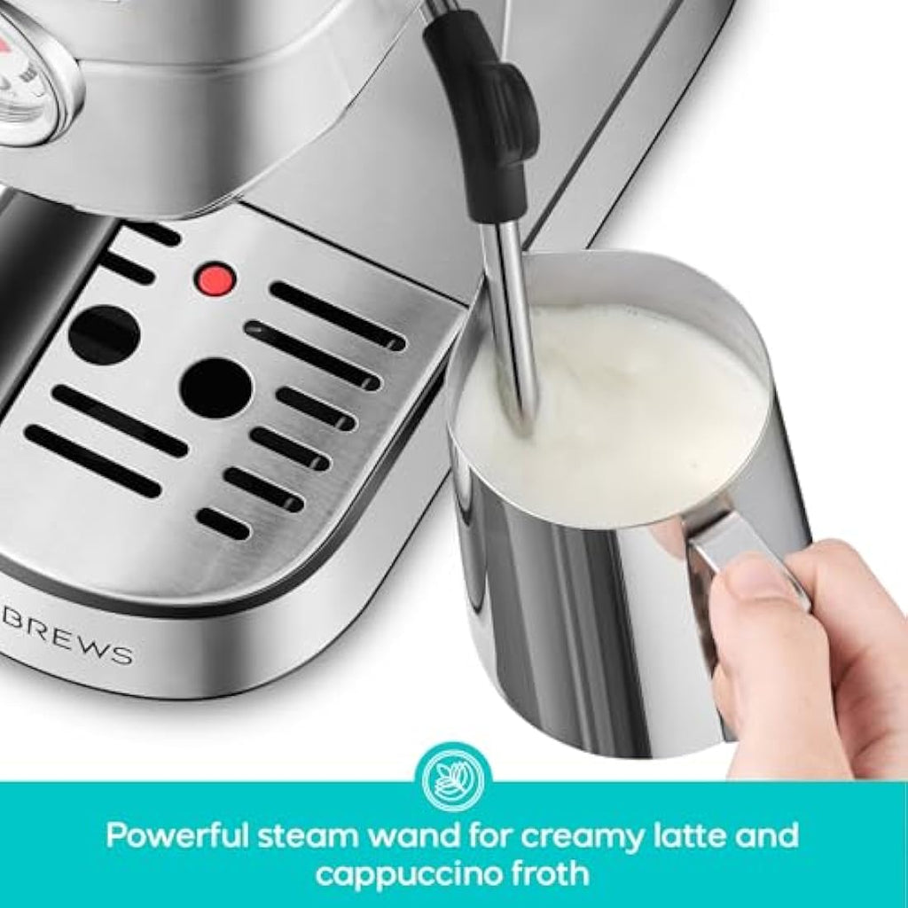 CASABREWS CM5418 Espresso Machine | 20 Bar Barista Maker with Frother