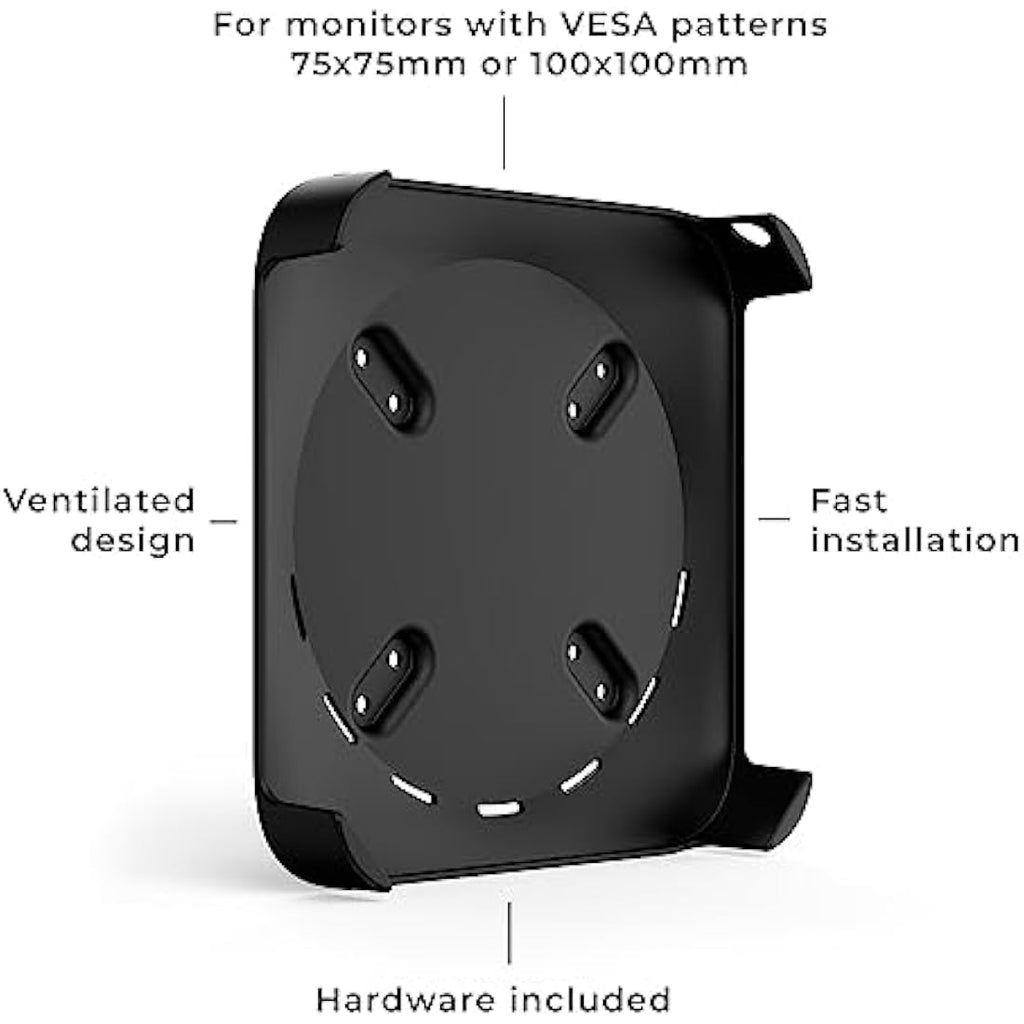 HumanCentric Mac Mini Mount | VESA Wall & Under Desk Adapter Bracket