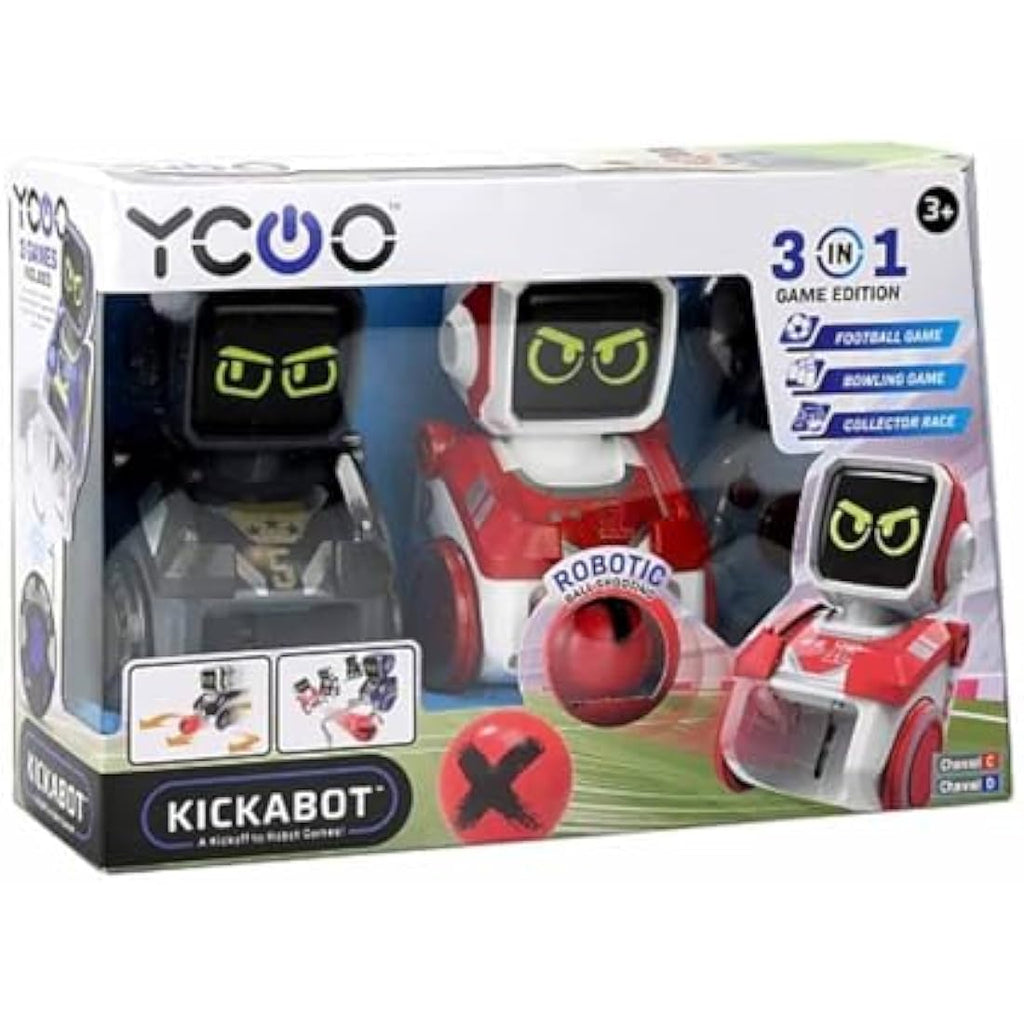 SilverLit Kickabot Twin Pack - Remote Control Football Robot Game