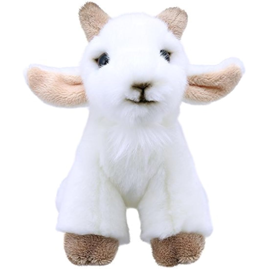 Wilberry Minis Goat Soft Toy – Lifelike Plush Stuffed Animal (15cm)
