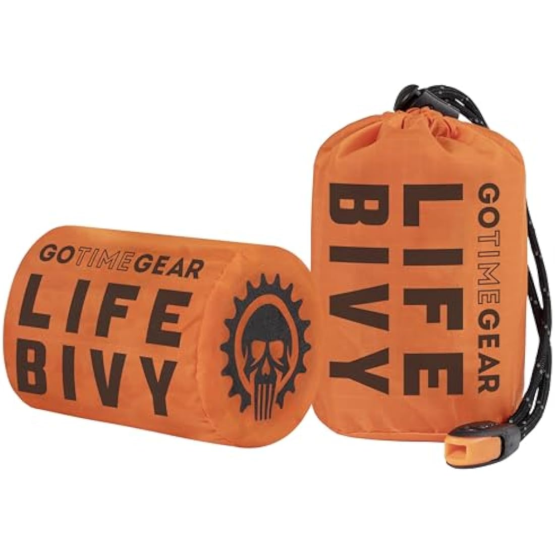 Go Time Gear Life Bivy Emergency Survival Sleeping Bag - Thermal Mylar