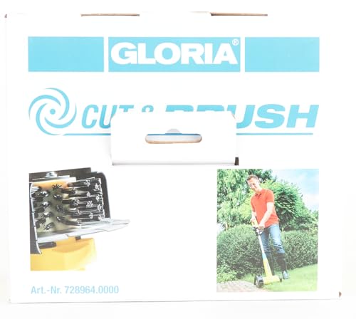 GLORIA Cut&Brush 2-in-1 Edge Cutter | Stainless Steel Grass Trimmer