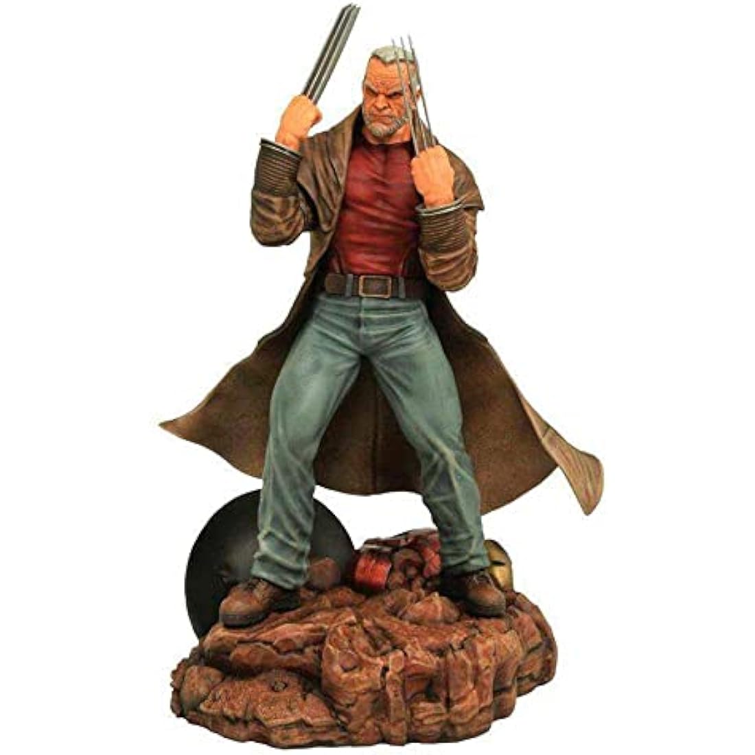 Marvel Gallery Old Man Logan PVC Figure – 8-Inch Wolverine Statue