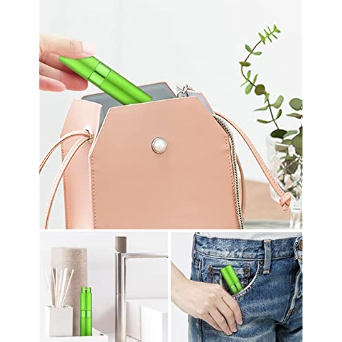 Toureal 8ml Refillable Perfume Atomiser – Leakproof Travel Spray Bottle