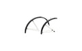 SKS Chromoplastics Mudguard Set - 55mm Black Stainless Steel Fenders