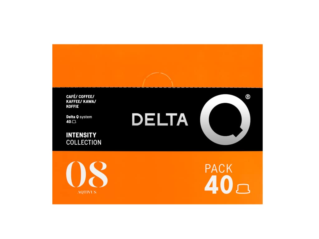 Delta Q Aqtivus Natural Coffee Capsules - 40 Count Espresso Pods