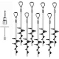 8 Pack Heavy Duty Ground Anchors – 45cm Steel Trampoline Pegs