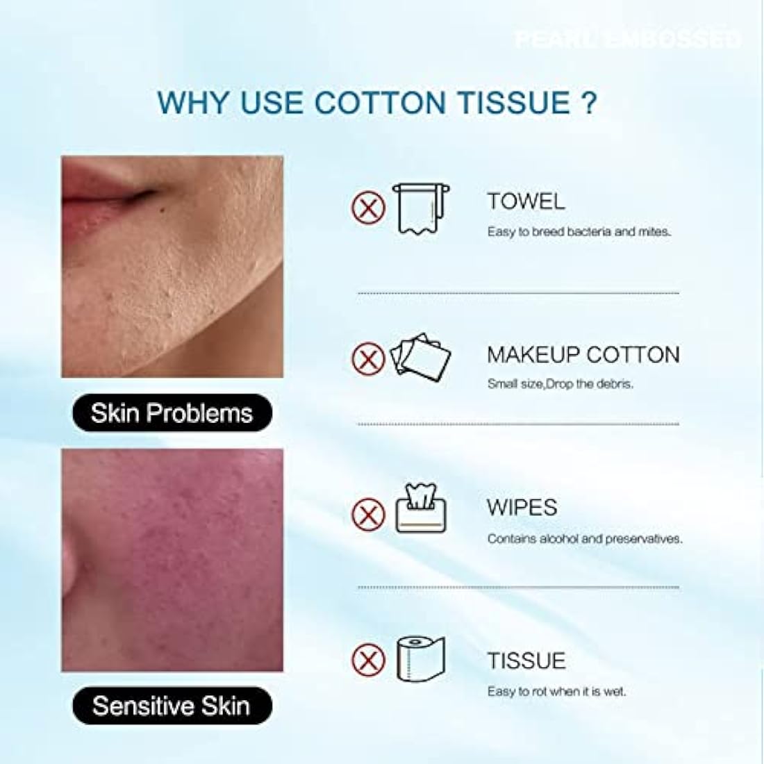 Disposable Face Towel | 100% Cotton Biodegradable Wipes