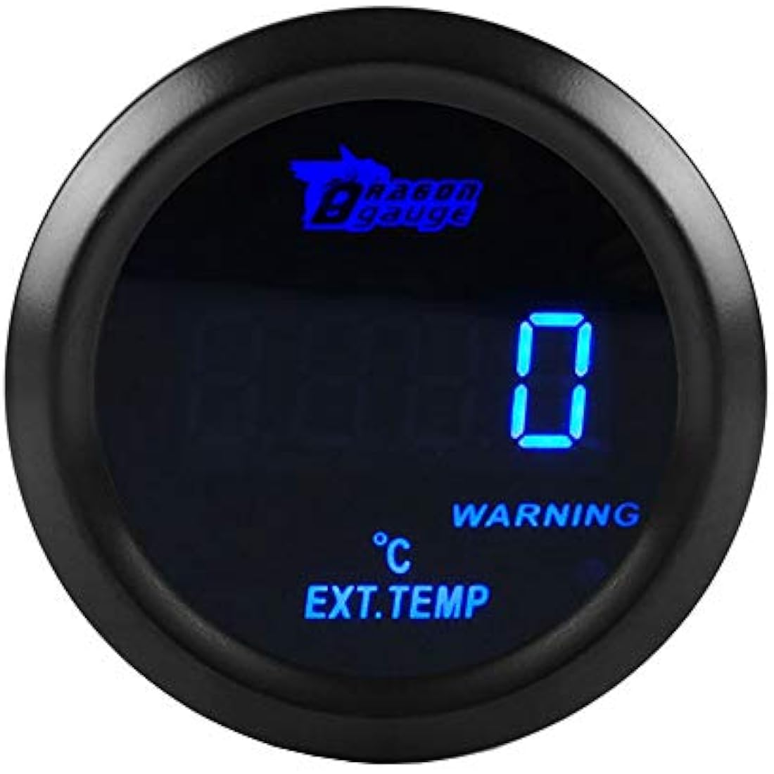 Jolof Store Universal 52mm Digital Blue LED Exhaust Gas Temp EGT Gauge