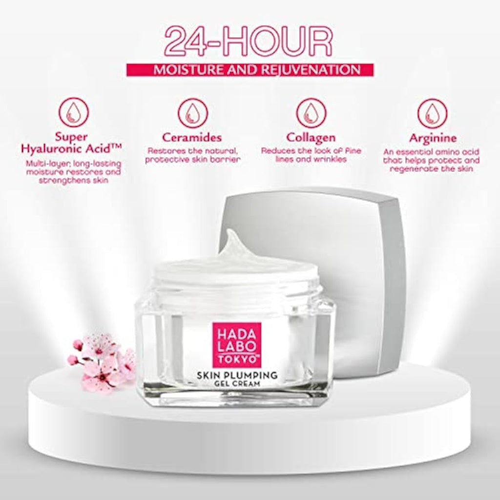 Hada Labo Tokyo Skin Plumping Gel Cream – Hydrating Fragrance Free, 50ml