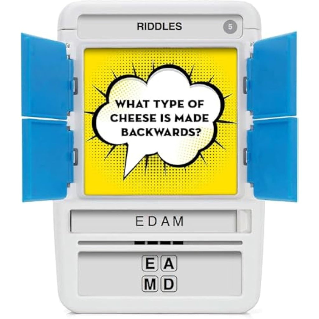 100 PICS Riddles Flash Cards – Travel Brain Teaser Game for Kids & Adults