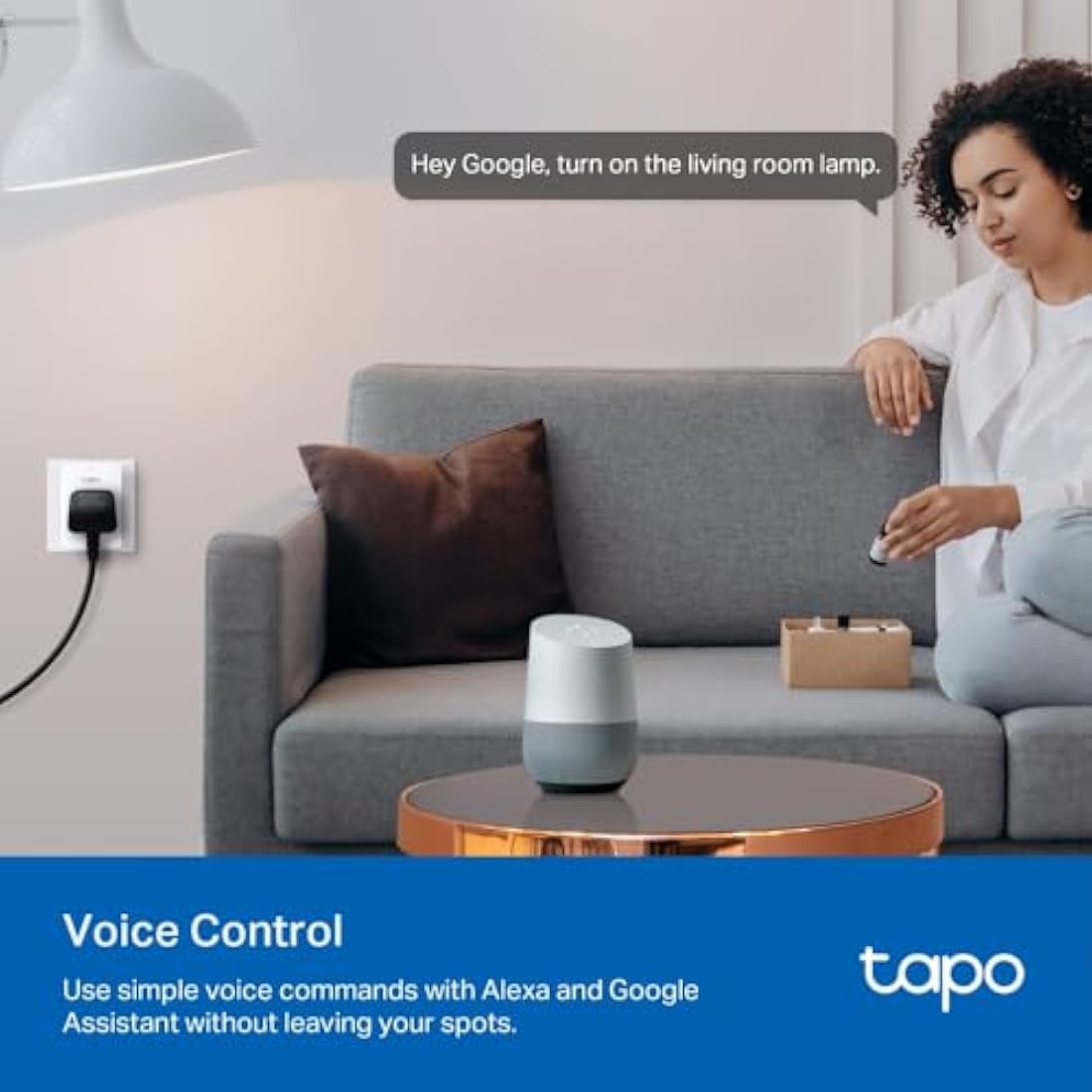 TP-Link Tapo P110 Smart Plug (4-Pack) - WiFi Outlet with Energy Monitoring