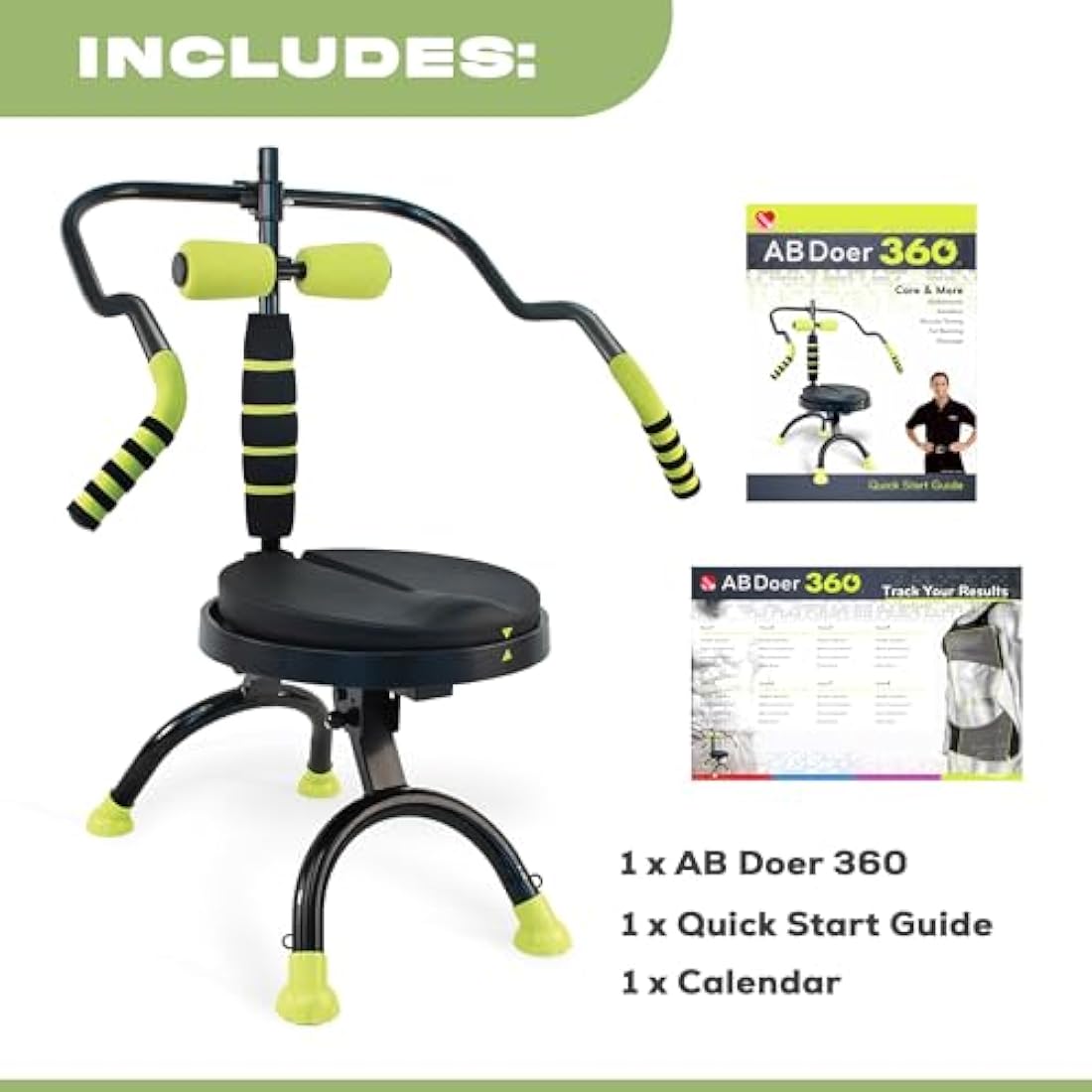 AB Doer 360 Core Exercise Machine – Full-Body Home Fitness Equipment
