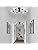 MRHYSWD Sputnik 6-Light Ceiling Light – Matte Black Industrial Flush Mount