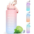 Jolof Store 2L Motivational Water Bottle | BPA Free Leakproof Sport Jug