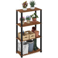 Furinno Pangkor 4-Tier Wood Plant Stand – Indoor Outdoor Display Shelf