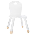 Atmosphera White Minimalist Dining Chair | Modern Durable Home Seating