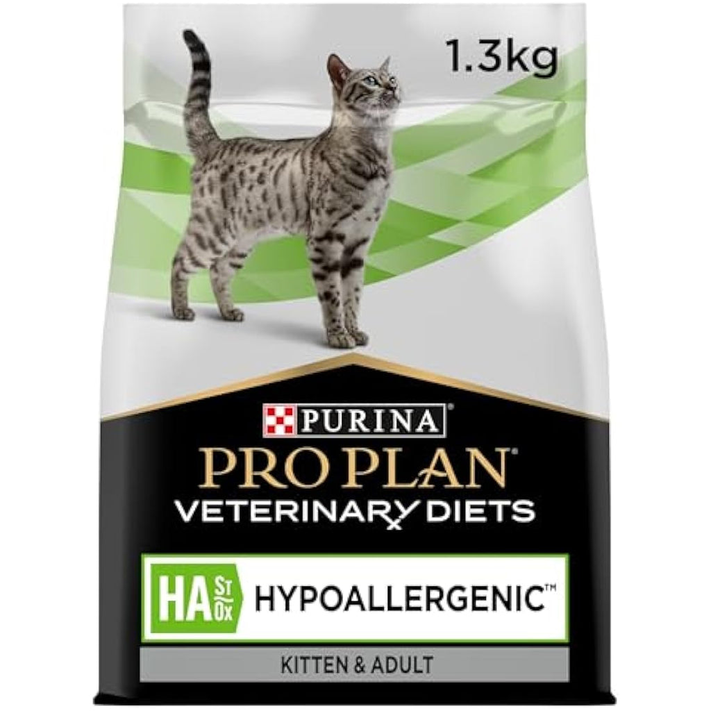 Purina Pro Plan HA Hypoallergenic Dry Cat Food - Hydrolysed Protein 1.3kg