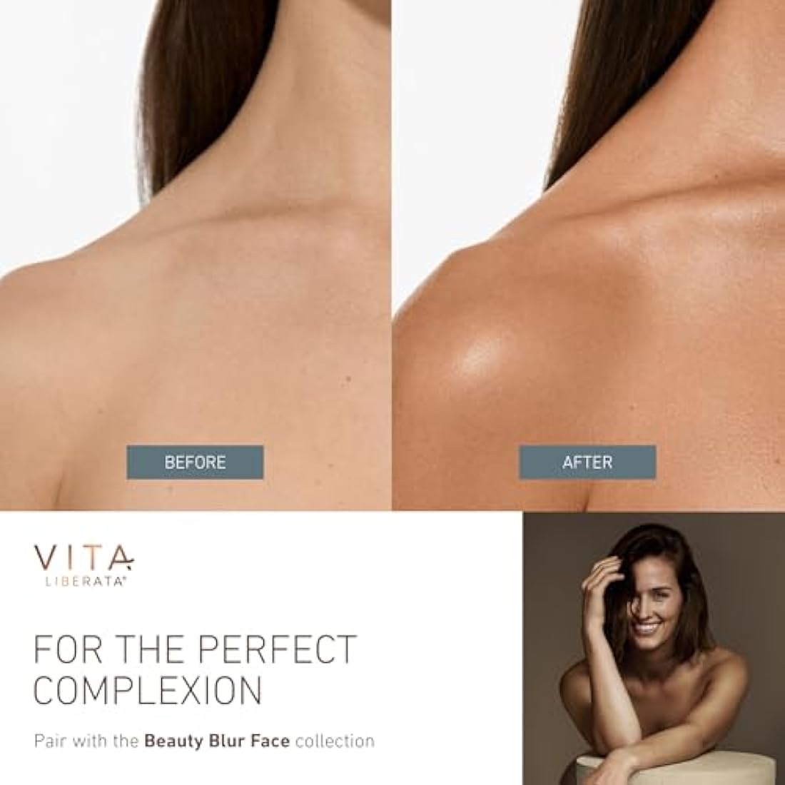 Vita Liberata Body Blur Medium 100ml & Mitt Bundle | Instant Tan