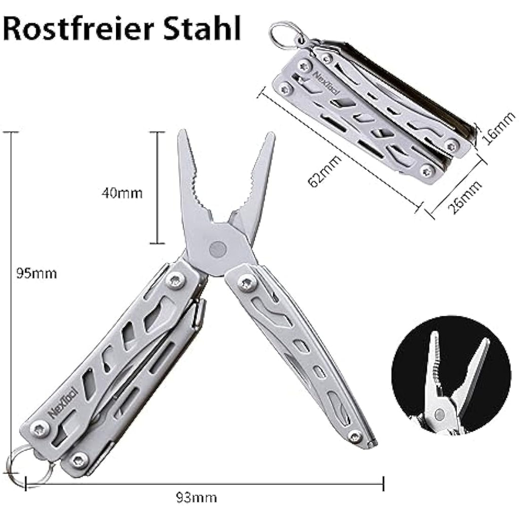 NexTool Mini Flagship 10-in-1 Multi-Tool | Stainless Steel EDC Pliers