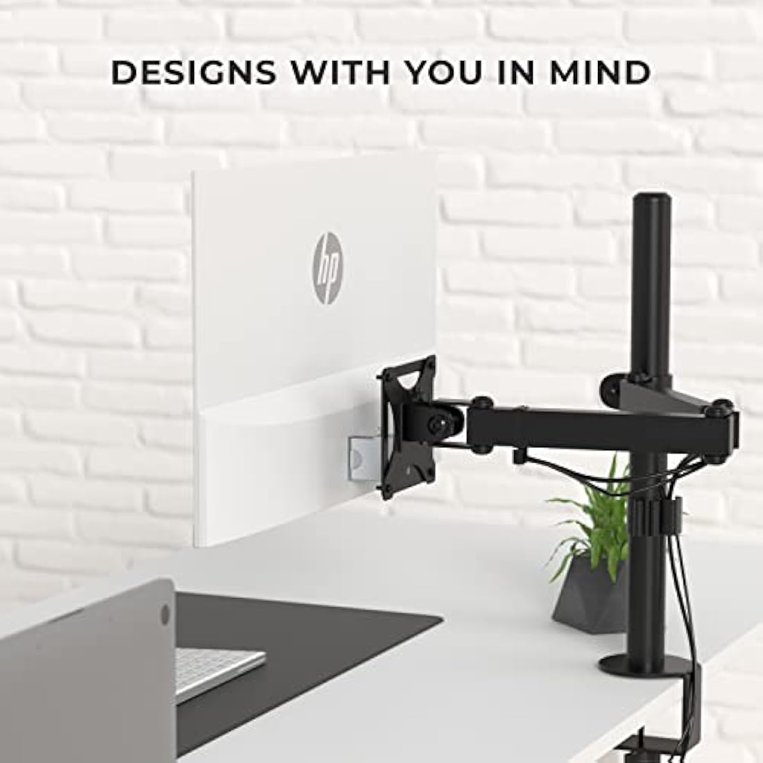 HumanCentric VESA Mount Adapter for HP M-Series and 5-Series Monitors