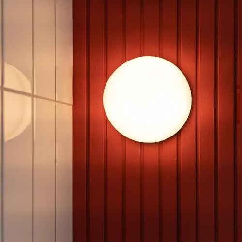 Jolof Store Modern Metal Ceiling & Wall Light – 2 x E27, 330mm White