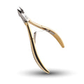 Rui Smiths Professional Cuticle Nippers | Gold-Plated Carbon Steel | 6mm Jaw
