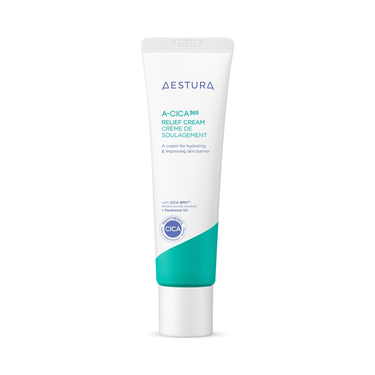 AESTURA A-CICA 365 Relief Cream – Soothing Face Moisturizer for Acne, 60ml