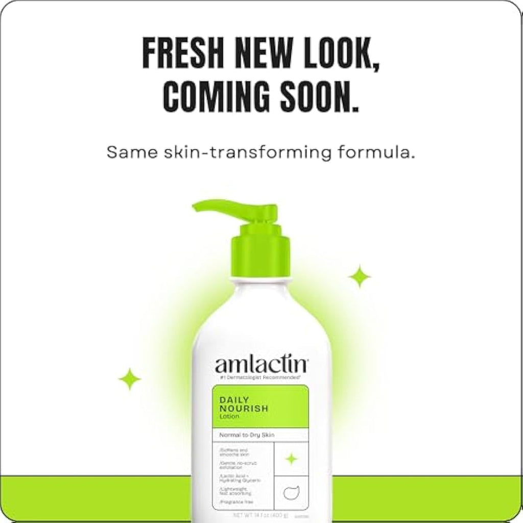 AmLactin Daily Moisturizing Body Lotion – 14.1oz Lactic Acid Pump