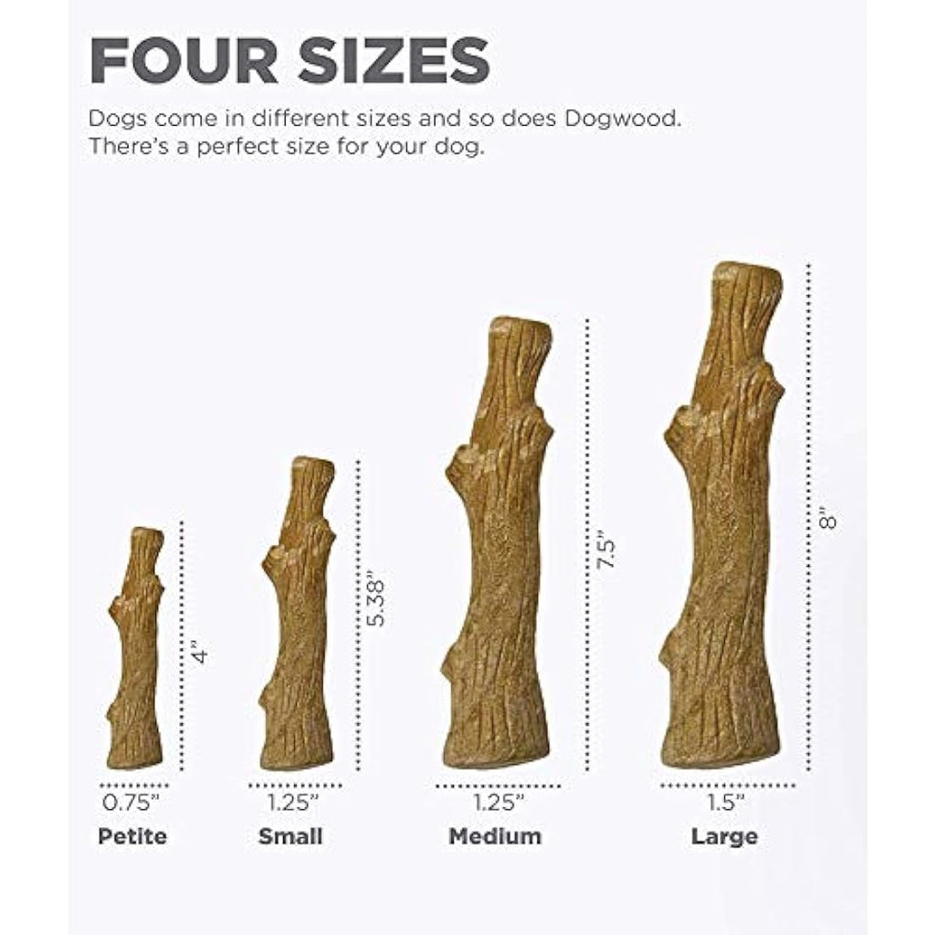 Petstages Dogwood Durable Wood Alternative Dog Chew Toy - Medium Stick