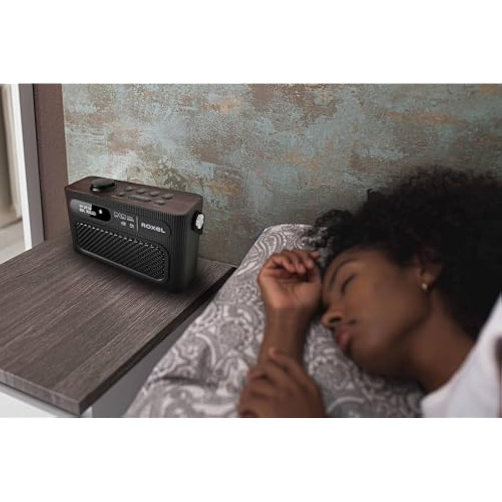 Roxel RDR-40 Portable DAB/DAB+ Digital FM Radio & Wireless Speaker - Black