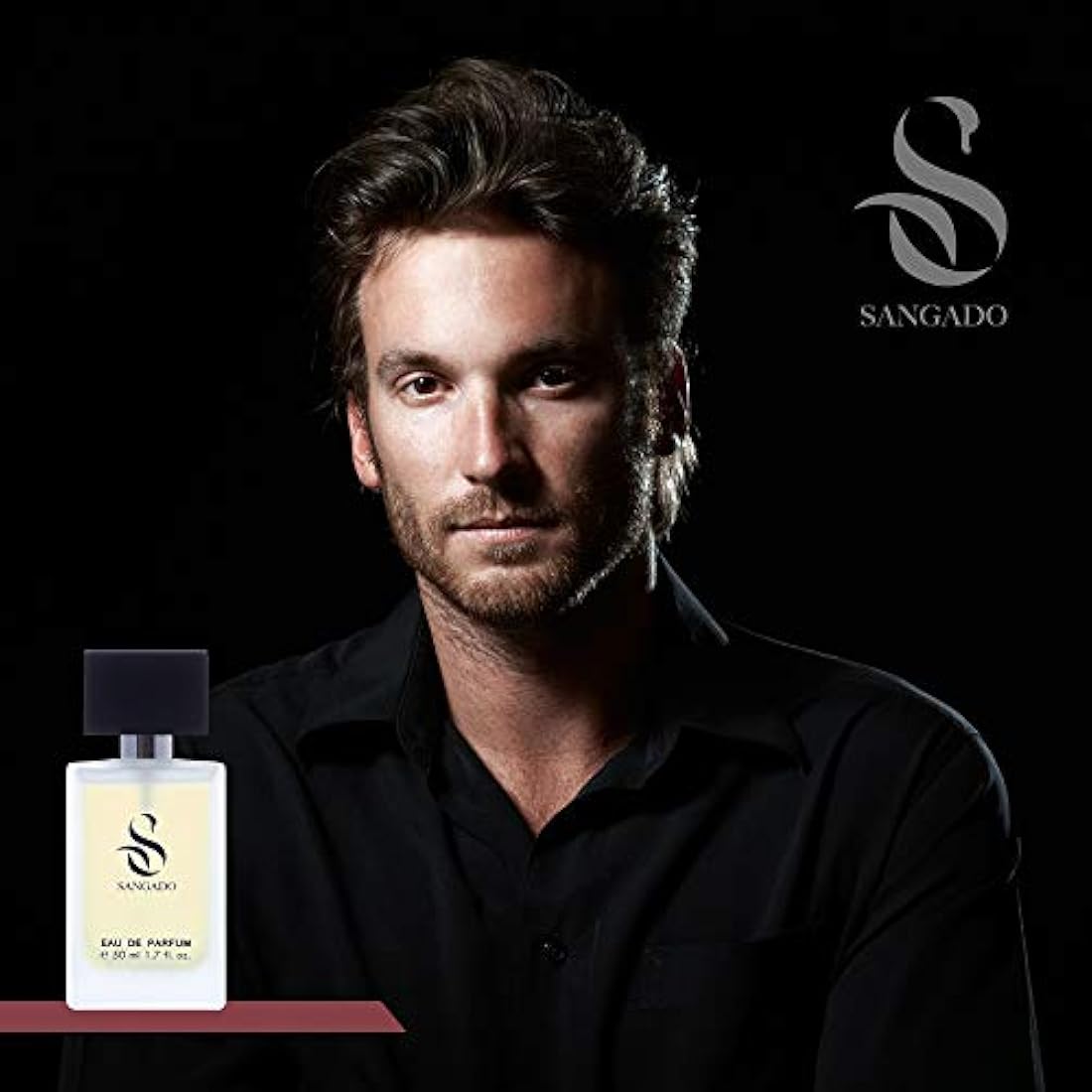 SANGADO Amour Men's Eau de Parfum | Oriental Woody Fragrance, 50ml