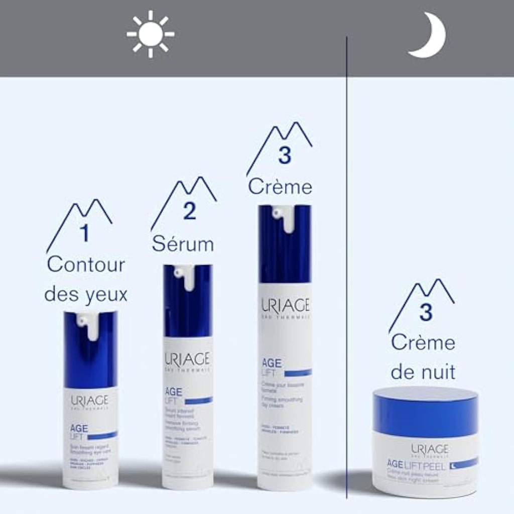 Uriage Age Lift Peel Night Cream – Anti-Aging Skin Renewal Treatment 50ml