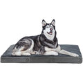 Nepfaivy Orthopedic Dog Bed – Waterproof Washable Plush Mattress, Dark Grey