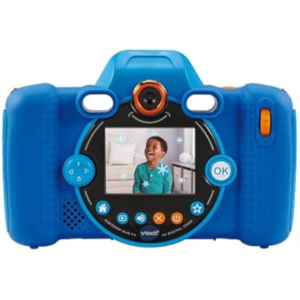 VTech KidiZoom Duo FX Kids Camera - 8MP Digital Video with AR Filters, Blue