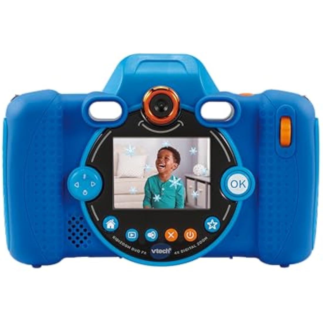 VTech KidiZoom Duo FX Kids Camera - 8MP Digital Video with AR Filters, Blue