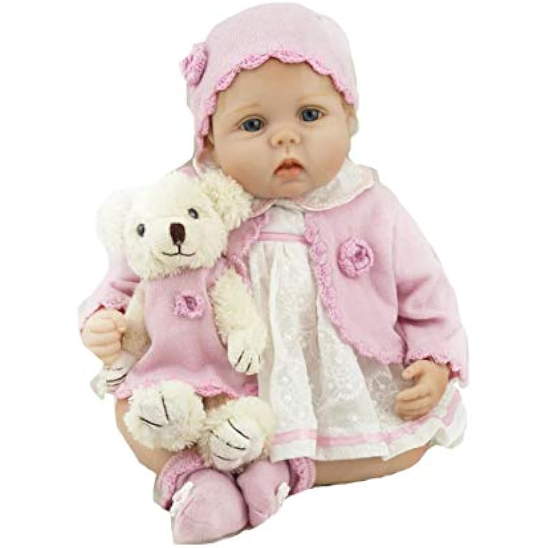 Jolof Store 22-Inch Lifelike Reborn Baby Doll | Realistic Silicone Vinyl